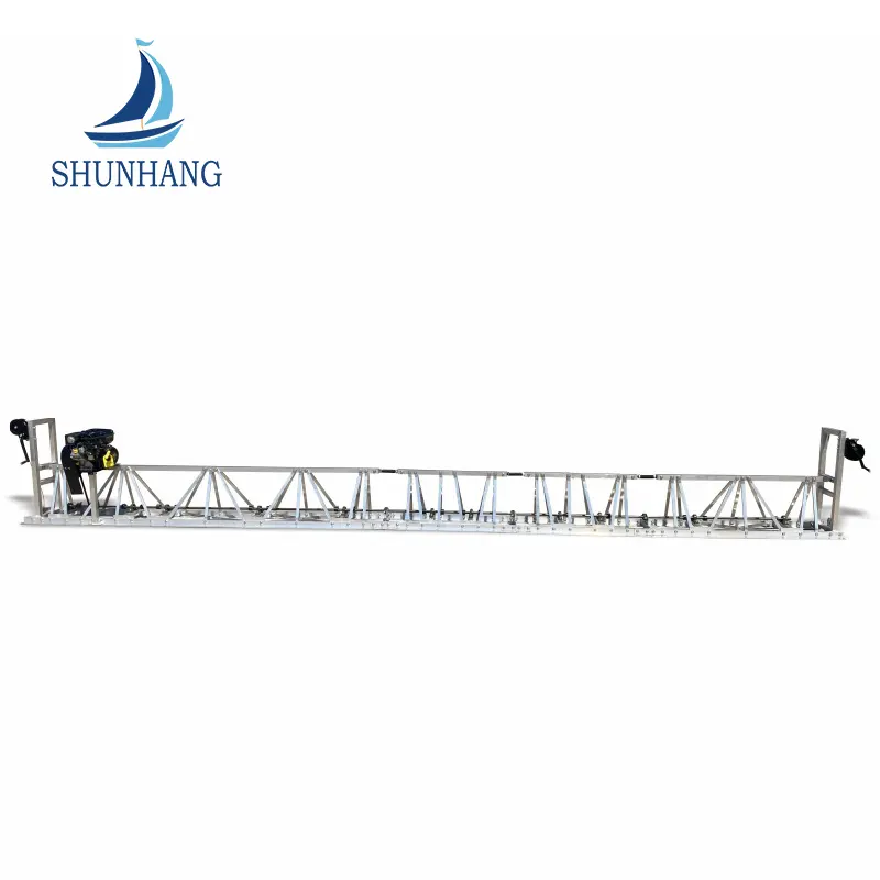 18m Concrete Floor Aluminum Vibrating Truss Screed Machine