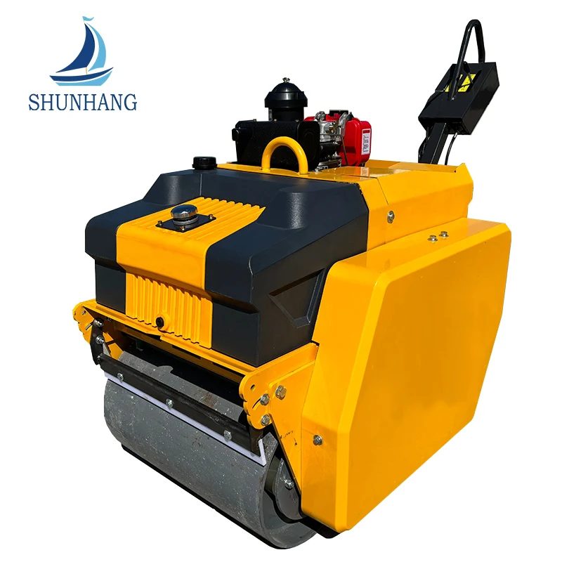 650mm Double Drum Compaction 2.5 Tons Walk Behind Road Roller