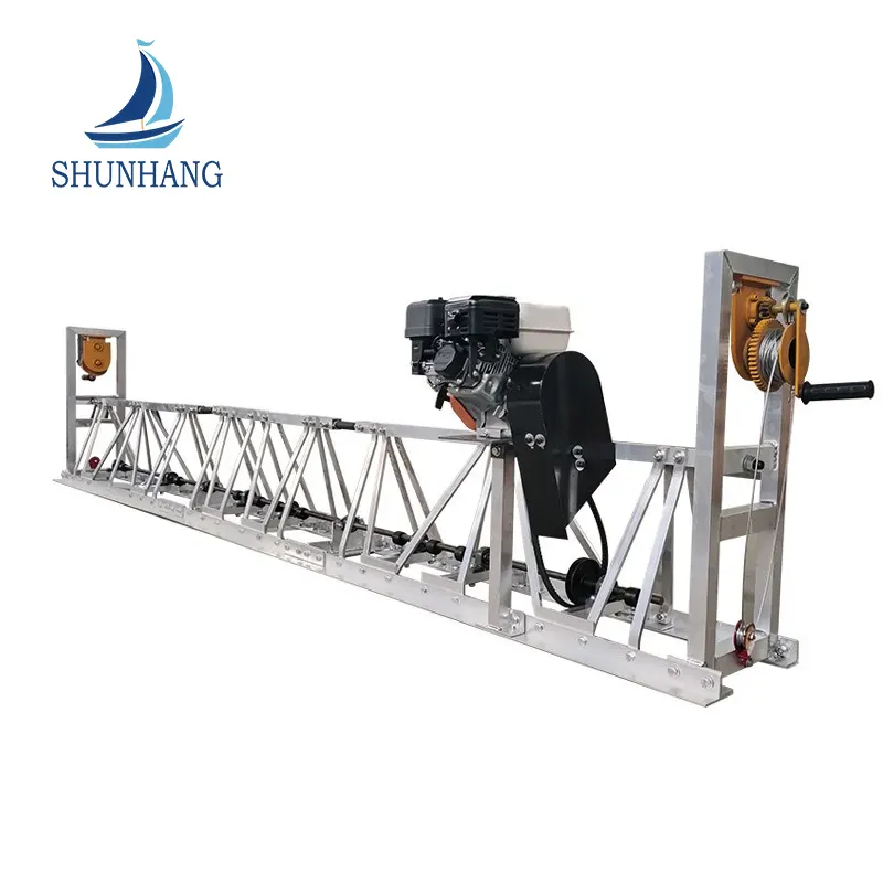 6m Concrete Floor Aluminum Vibrating Truss Screed Machine