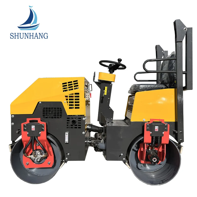 800mm Double Drum Compaction 3 Tons Driving Road Roller