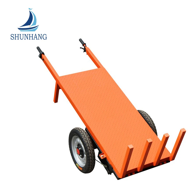 800w Motor Concrete Transport Flat Car